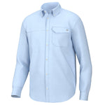 Huk Tide Point Long Sleeve Sport Shirt - Ice Water