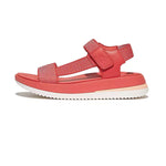 FitFlop Surff Two-Tone Webbing/Leather Back-Strap Sandals - Rosy Coral