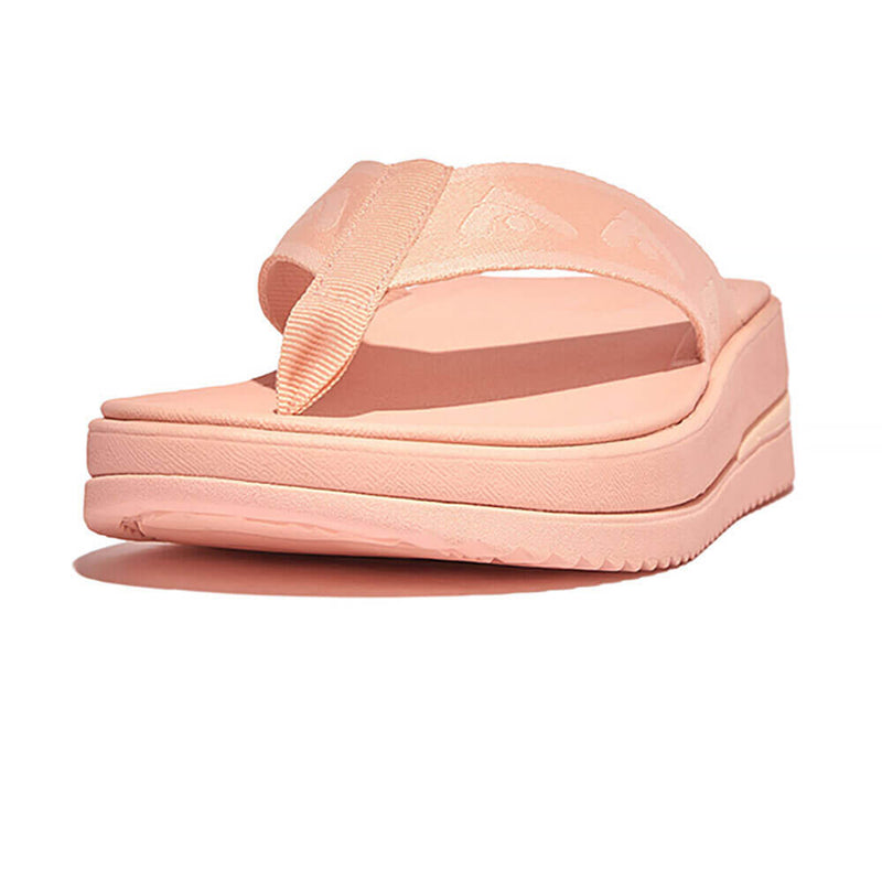 FitFlop Surff Webbing Toe-Post Sandals - Blushy