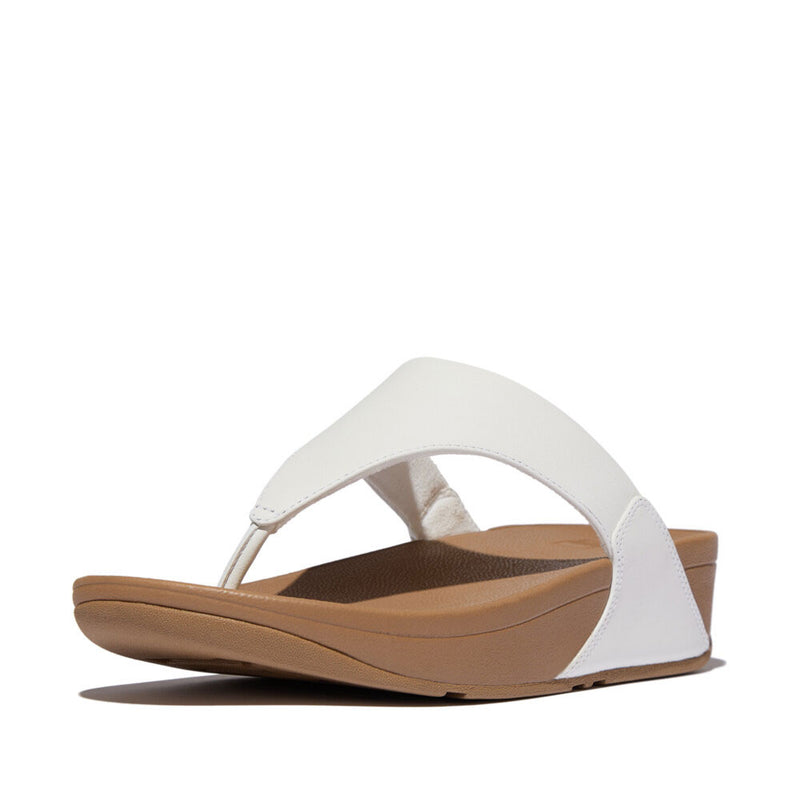 FitFlop Lulu Leather Sandals - White