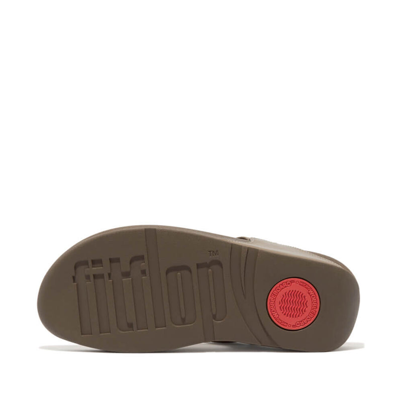 FitFlop Lulu Leather Toepost Sandals - Minky Grey