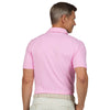 IBKUL Mens Solid Polo Shirt - Light Pink