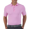 IBKUL Mens Solid Polo Shirt - Light Pink