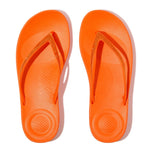 FitFlop Iqushion Sparkle Flip Flops Sandals - Pop Orange