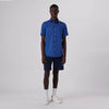 Bugatchi Ooohcotton Miles Short Sleeve Sport Shirt - Classic Blue