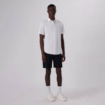 Bugatchi Ooohcotton Miles Short Sleeve Sport Shirt - White