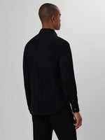 Bugatchi Ooohcotton Solid Sport Shirt - Black