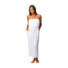 J Valdi Kira Jersey Sleeveless Jumpsuit Cover Up - White