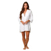 J Valdi Capri Big Shirt Tunic Coverup - White