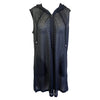 J Valdi Key West Lattice Back Dress Coverup - Black
