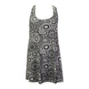 J Valdi Medallion Macrame Back Dress Coverup - Black / White