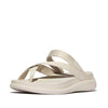 F-Mode Go Webbing Flatform Sling Sandals - Paris Beige
