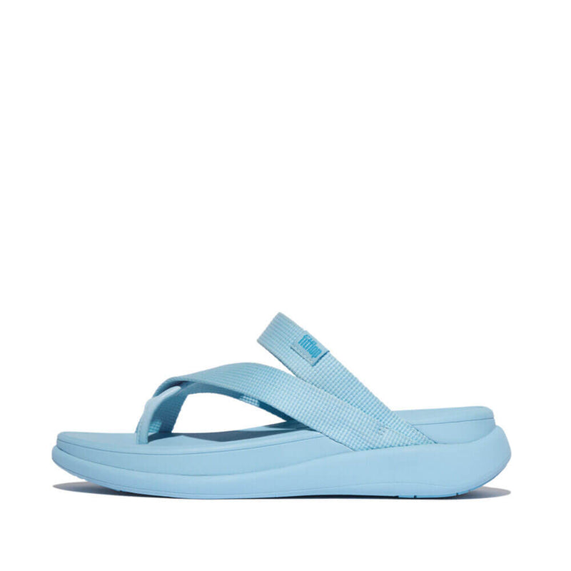 F-Mode Go Webbing Flatform Sling Sandals - Bondi Blue