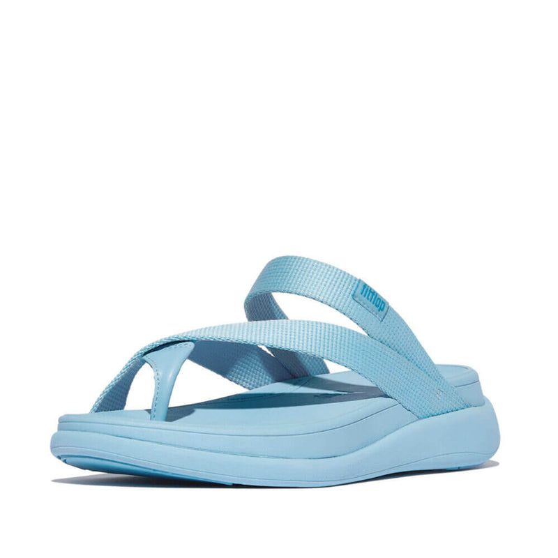 F-Mode Go Webbing Flatform Sling Sandals - Bondi Blue