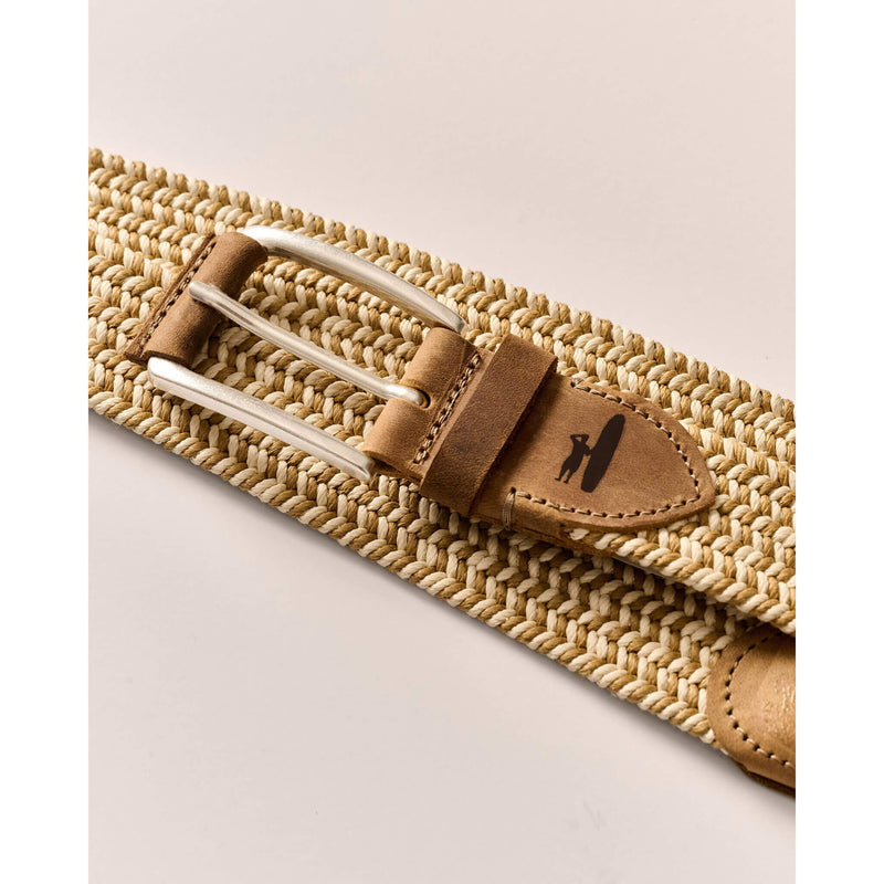 Johnnie-O Cotton Stretch Belt - Wheat
