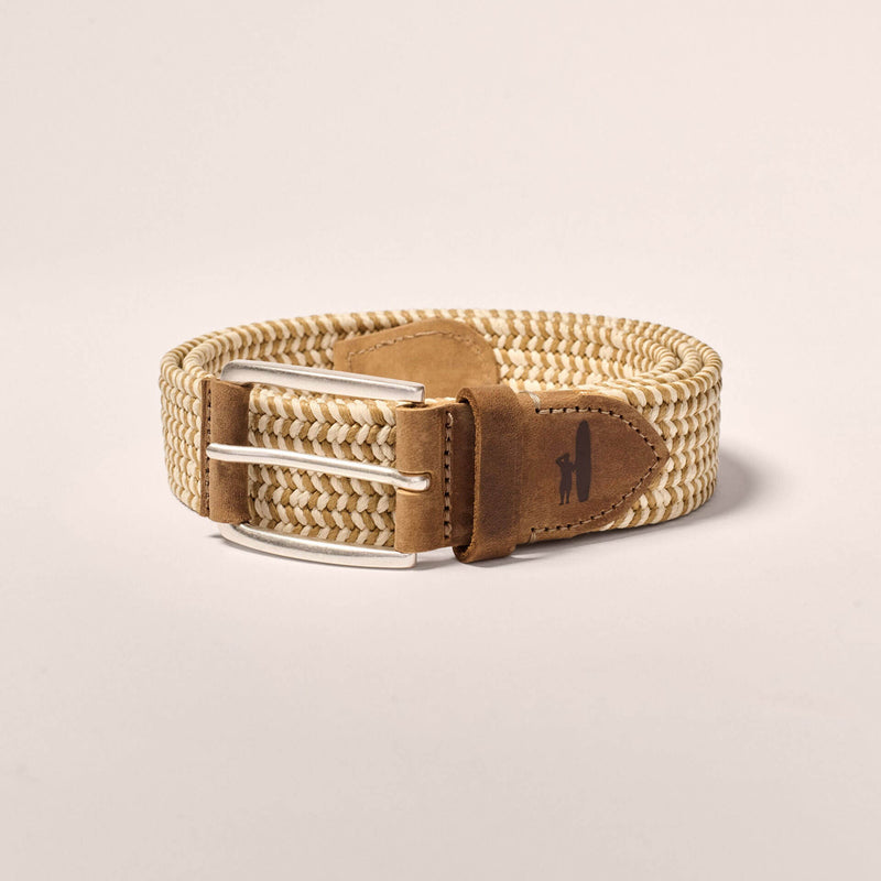 Johnnie-O Cotton Stretch Belt - Wheat