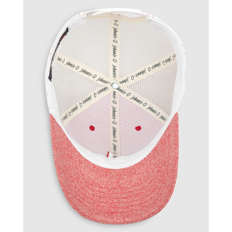 Johnnie-O The Varsity Trucker Hat - Crimson