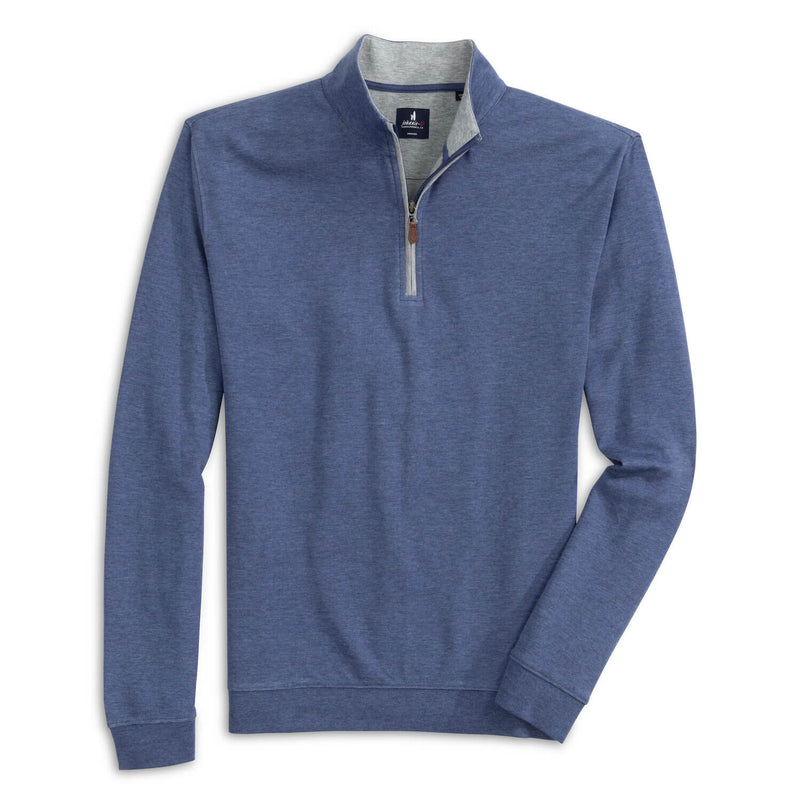 Johnnie-O Men's Sully Pullover 1/4 Zip Pullover Sweater - Sapphire