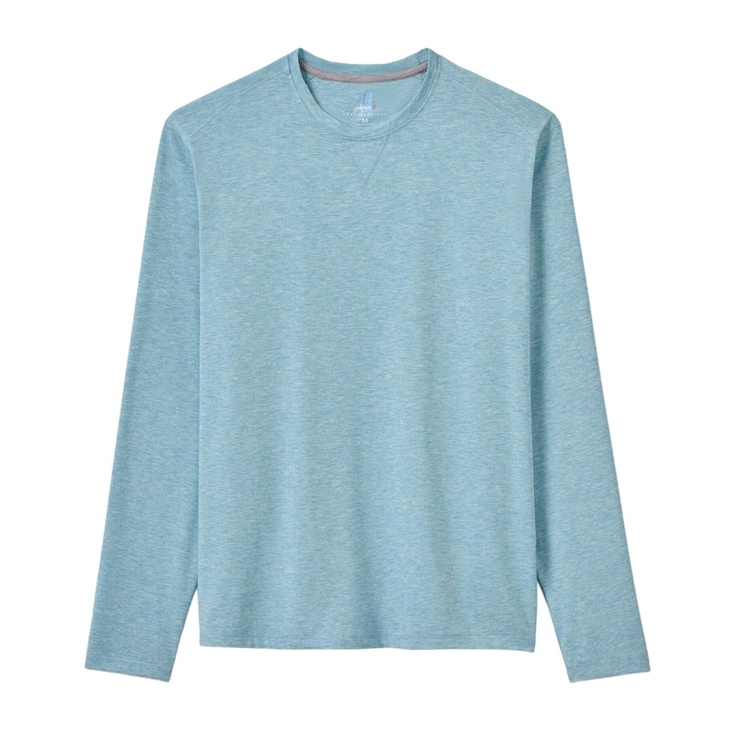 Johnnie-O Men's Course Performance Long Sleeve T-Shirt - Haze