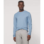 Johnnie-O Men's Course Performance Long Sleeve T-Shirt - Tide