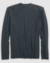 Johnnie-O Course Prep-Formance Long Sleeve T-Shirt - Heather Black*