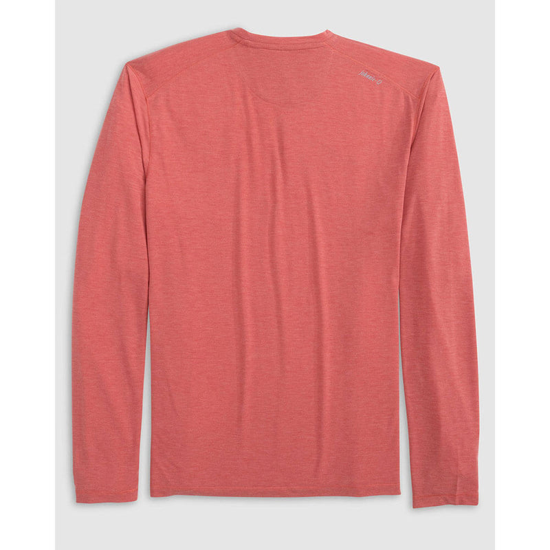 Johnnie-O Course Prep-Formance Long Sleeve T-Shirt - Paprika