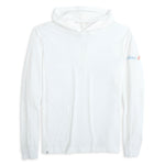 Johnnie-O Edison Long Sleeve Hooded T-Shirt - White