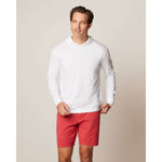 Johnnie-O Edison Long Sleeve Hooded T-Shirt - White