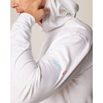 Johnnie-O Edison Long Sleeve Hooded T-Shirt - White