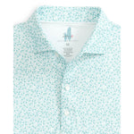 Johnnie-O Scuttle Featherweight Polo Shirt - Green Grass