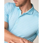 Johnnie-O Woods Featherweight Polo Shirt - Riviera