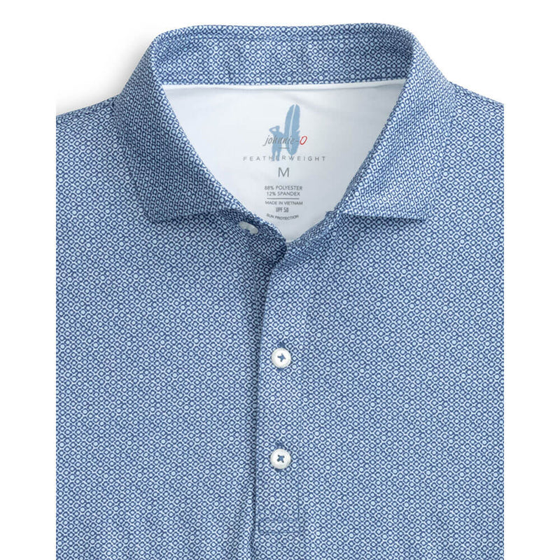 Johnnie-O Julian Featherweight Polo Shirt - Lake