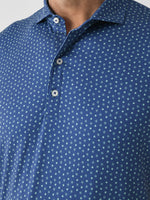 Johnnie-O Top O The Mornin Featherweight Polo Shirt - Lake - FINAL SALE