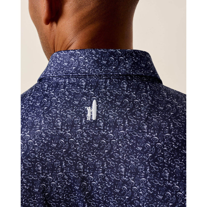 Johnnie-O Men's Boggings Performance Polo Shirt - Navy