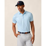 Johnnie-O Men's Wine Mixer Featherweight Performance Polo Shirt - Kona