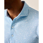 Johnnie-O Men's Wine Mixer Featherweight Performance Polo Shirt - Kona