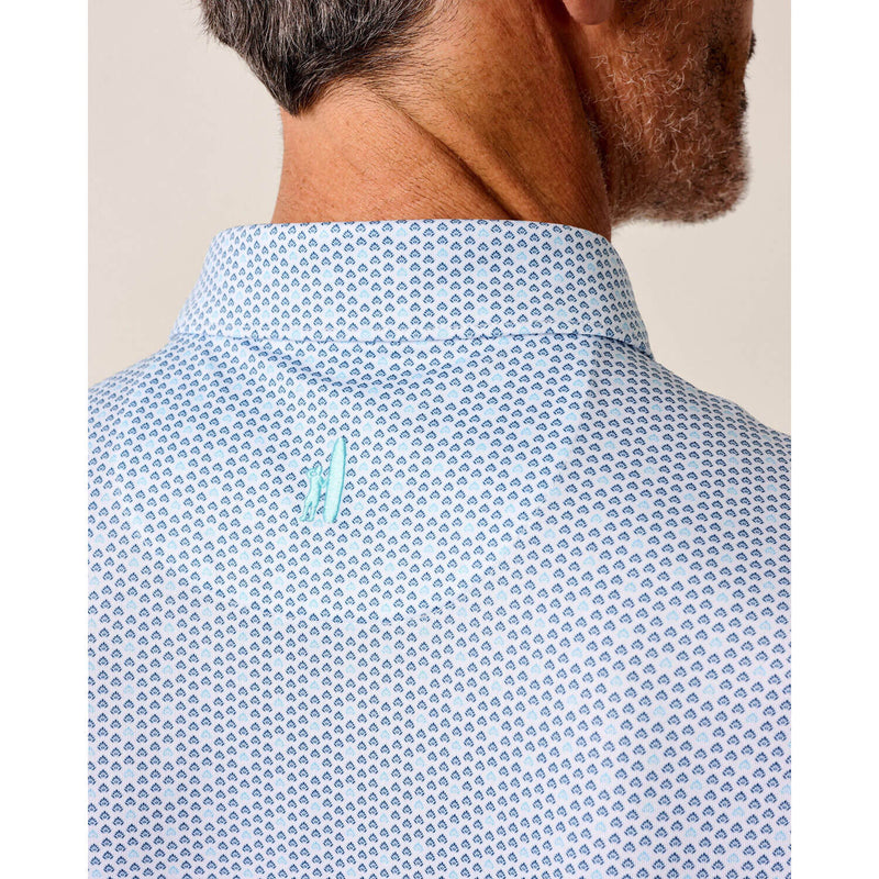 Johnnie-O Men's Emillio Performance Polo Shirt - Lake