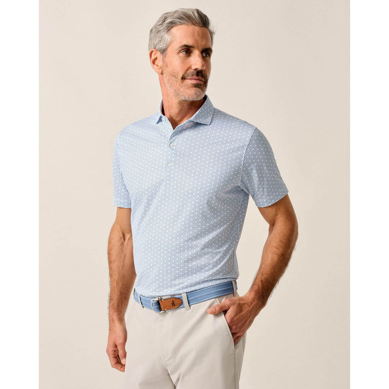 Johnnie-O Men's Emillio Performance Polo Shirt - Lake