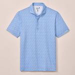 Johnnie-O Men's Kiwi Performance Polo Shirt - Palisades Blue