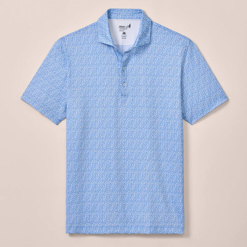 Johnnie-O Men's Kiwi Performance Polo Shirt - Palisades Blue