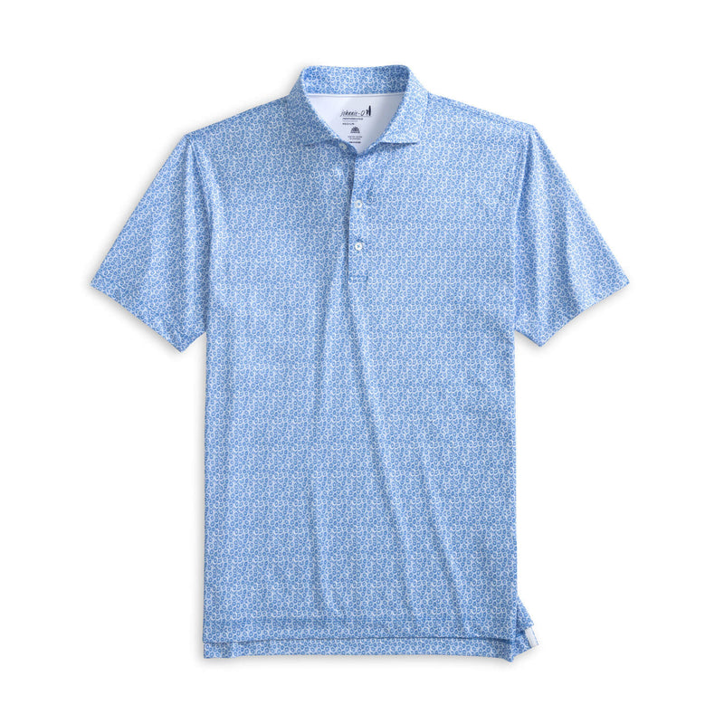 Johnnie-O Men's Kiwi Performance Polo Shirt - Palisades Blue