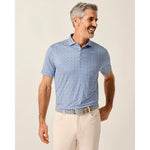 Johnnie-O Men's Four Leaf Featherweight Performance Polo Shirt - Lake
