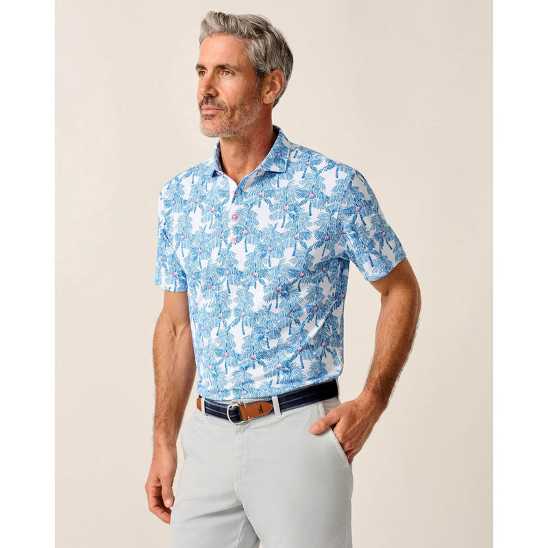 Johnnie-O Men's The Grove Performance Polo Shirt - Palisades Blue