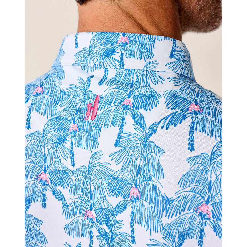 Johnnie-O Men's The Grove Performance Polo Shirt - Palisades Blue