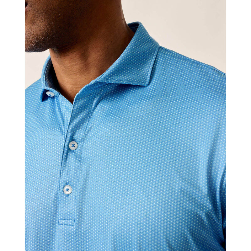 Johnnie-O Men's Marlin Featherwight Performance Polo Shirt - Palisades Blue