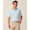 Johnnie-O Lyndonn Stripe Performance Polo Shirt - Gulf Blue*