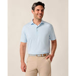 Johnnie-O Lyndonn Stripe Performance Polo Shirt - Gulf Blue*