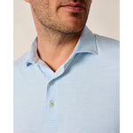 Johnnie-O Lyndonn Stripe Performance Polo Shirt - Gulf Blue*