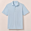 Johnnie-O Lyndonn Stripe Performance Polo Shirt - Gulf Blue*