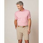 Johnnie-O Lyndon Prep-Formance Pinstripe Polo Shirt - Azalea